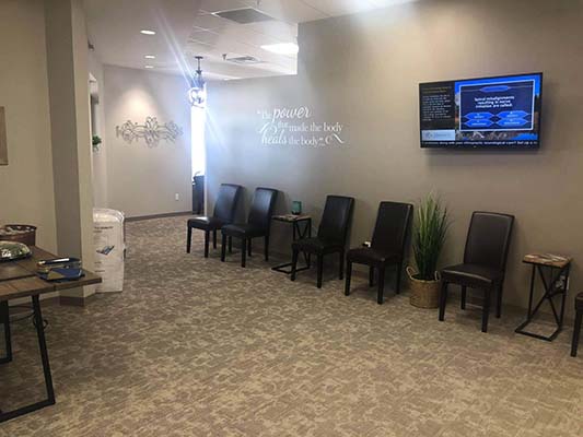 Chiropractic Jefferson City MO Front Lobby Chairs